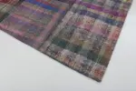 Chaput Patchwork Multi Renk Pamuk Üzerine Yün El Dokuma Kilim-191x303 - Görsel 4