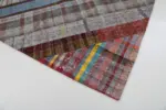 Chaput Patchwork Multi Renk Pamuk Üzerine Yün El Dokuma Kilim-206x299 - Görsel 4