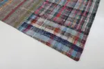 Chaput Patchwork Multi Renk Pamuk Üzerine Yün El Dokuma Kilim-243x306 - Görsel 4