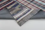Chaput Patchwork Multi Renk Pamuk Üzerine Yün El Dokuma Kilim-252x307 - Görsel 5
