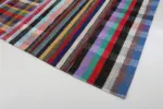 Chaput Patchwork Multi Renk Pamuk Üzerine Yün El Dokuma Kilim-250x307 - Görsel 4