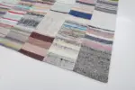 Chaput Patchwork Bej Renk Pamuk Üzerine Yün El Dokuma Kilim-248x370 - Görsel 4