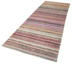 Anadolu Eskitme Multi Pamuk Üzerine Yün El Dokuma Kilim-115x348 - Görsel 3