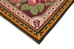 Moldovian Klasik Göbekli Siyah Pamuk Üzerine Yün El Dokuma Kilim-192x270 - Görsel 4