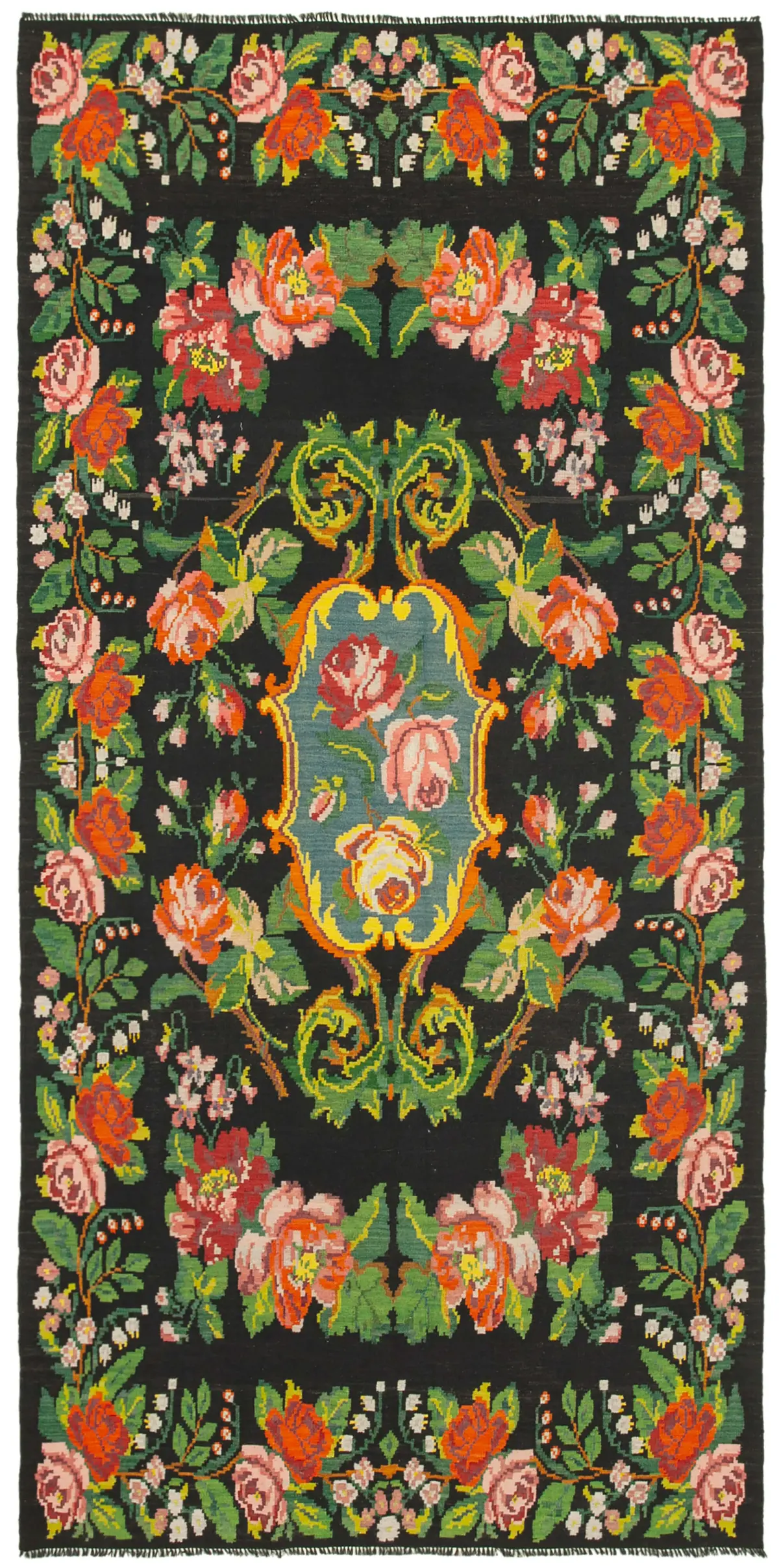 Rc_23351_1_Black_Rose_Kilim_Runner_Rugs