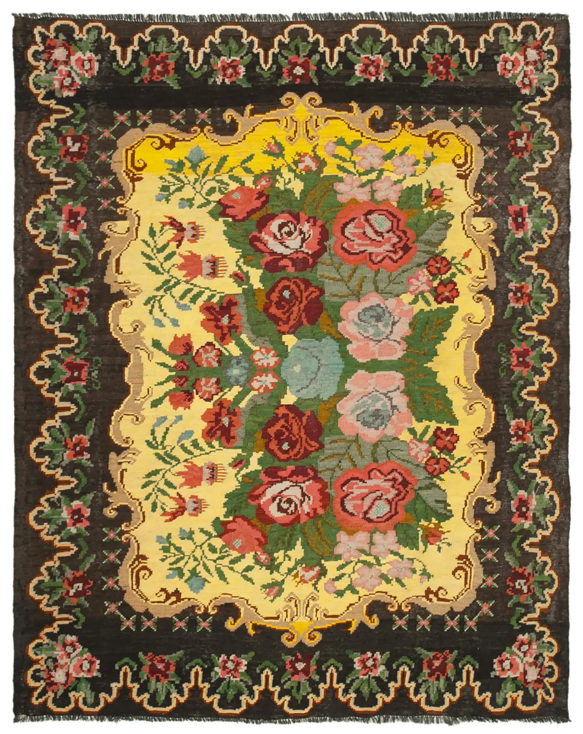 Rc_23362_1_Brown_Rose_Kilim_Rugs
