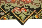 Moldovian Klasik Göbekli Siyah Pamuk Üzerine Yün El Dokuma Kilim-200x304 - Görsel 6
