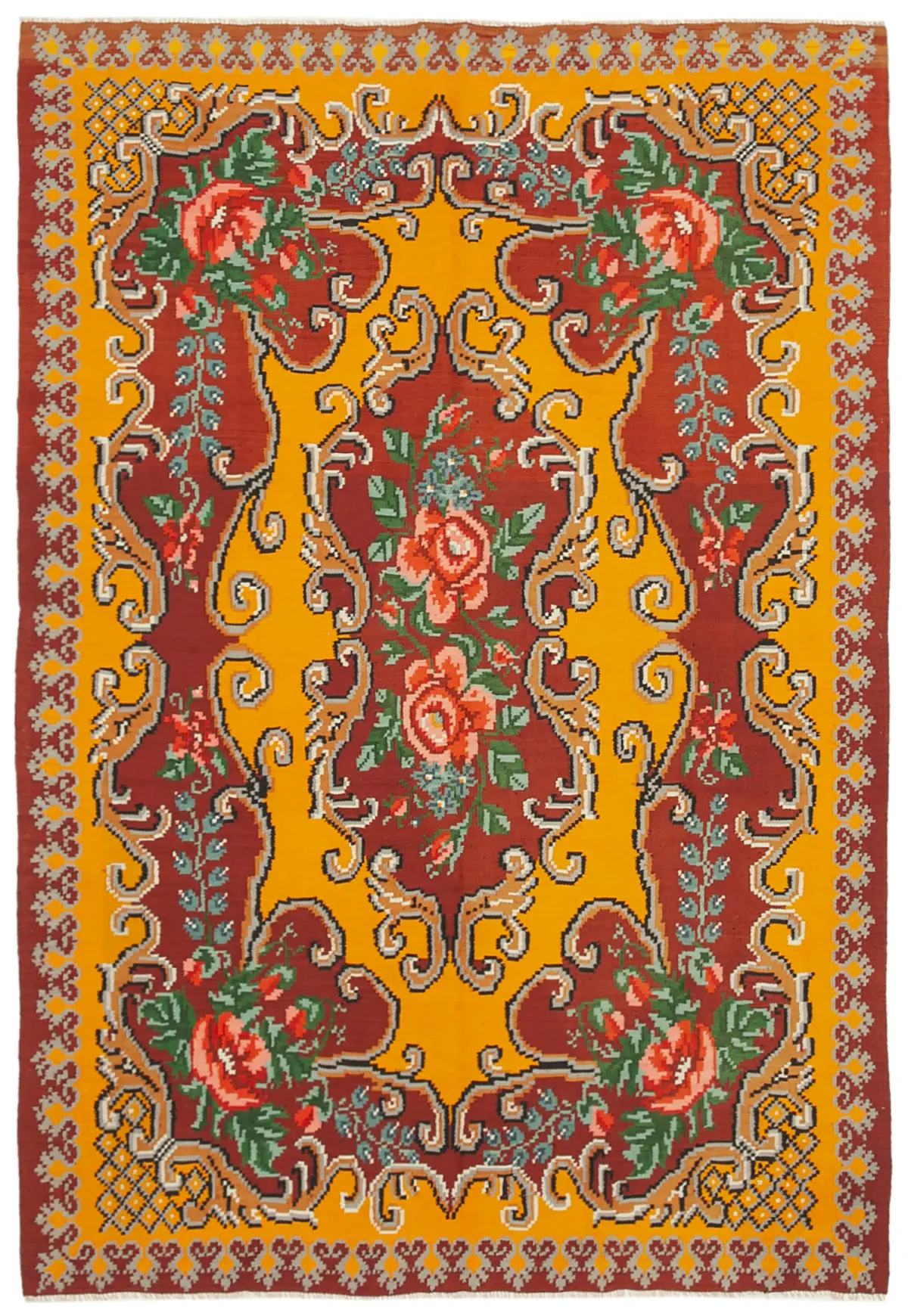 Rc_23399_1_Red_Rose_Kilim_Rugs