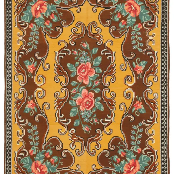 Rc_23401_1_Brown_Rose_Kilim_Rugs