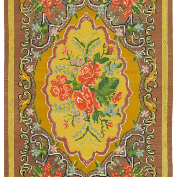 Rc_23414_1_Brown_Rose_Kilim_Rugs