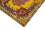 Moldovian Klasik Göbekli Kırmızı Pamuk Üzerine Yün El Dokuma Kilim-173x263 - Görsel 4