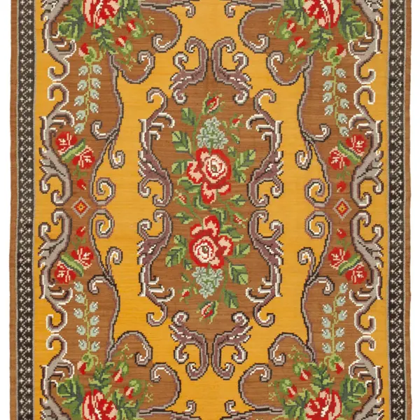 Rc_23422_1_Brown_Rose_Kilim_Rugs
