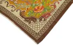 Moldovian Klasik Göbekli Kahverengi Pamuk Üzerine Yün El Dokuma Kilim-174x283 - Görsel 4