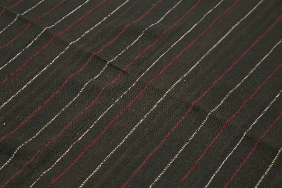 Anadolu Eskitme Mor Pamuk Üzerine Yün El Dokuma Kilim-138x183 - Görsel 5