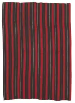 Anadolu Eskitme Mor Pamuk Üzerine Yün El Dokuma Kilim-139x197