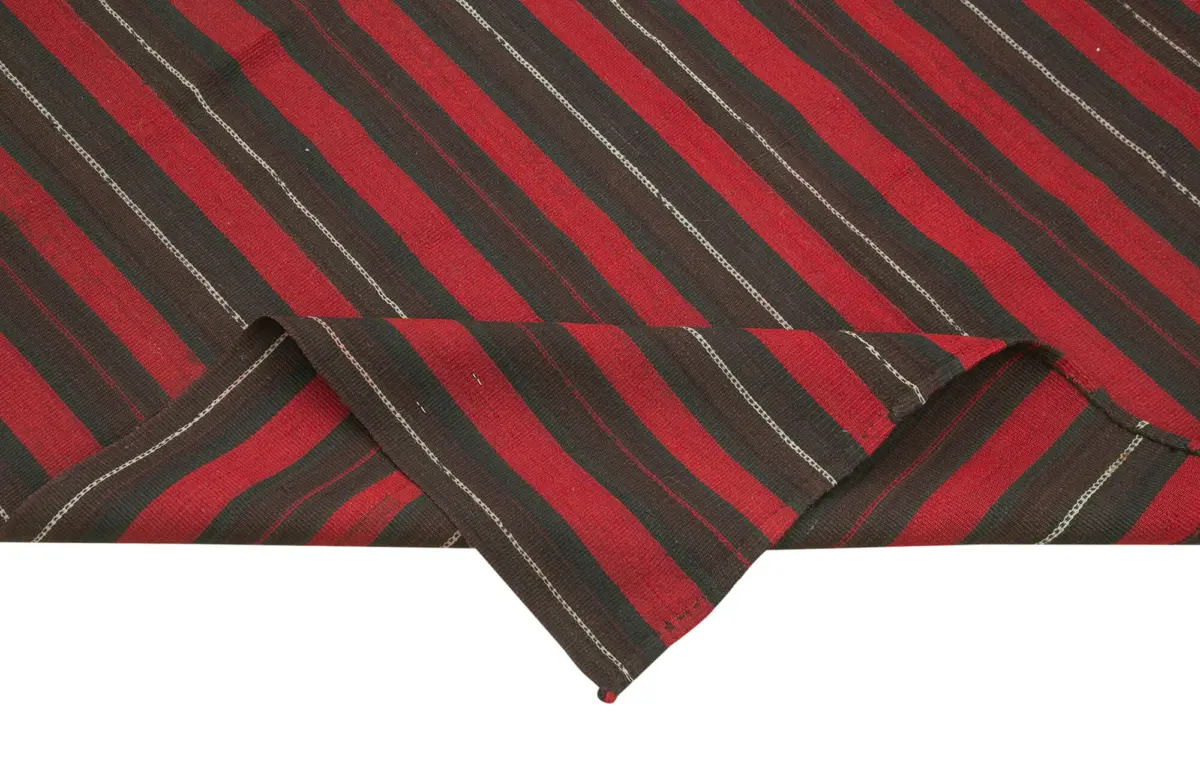 Anadolu Eskitme Mor Pamuk Üzerine Yün El Dokuma Kilim-139x197 - Görsel 6