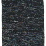 Anadolu Eskitme Mavi Pamuk Üzerine Yün El Dokuma Kilim-158x210