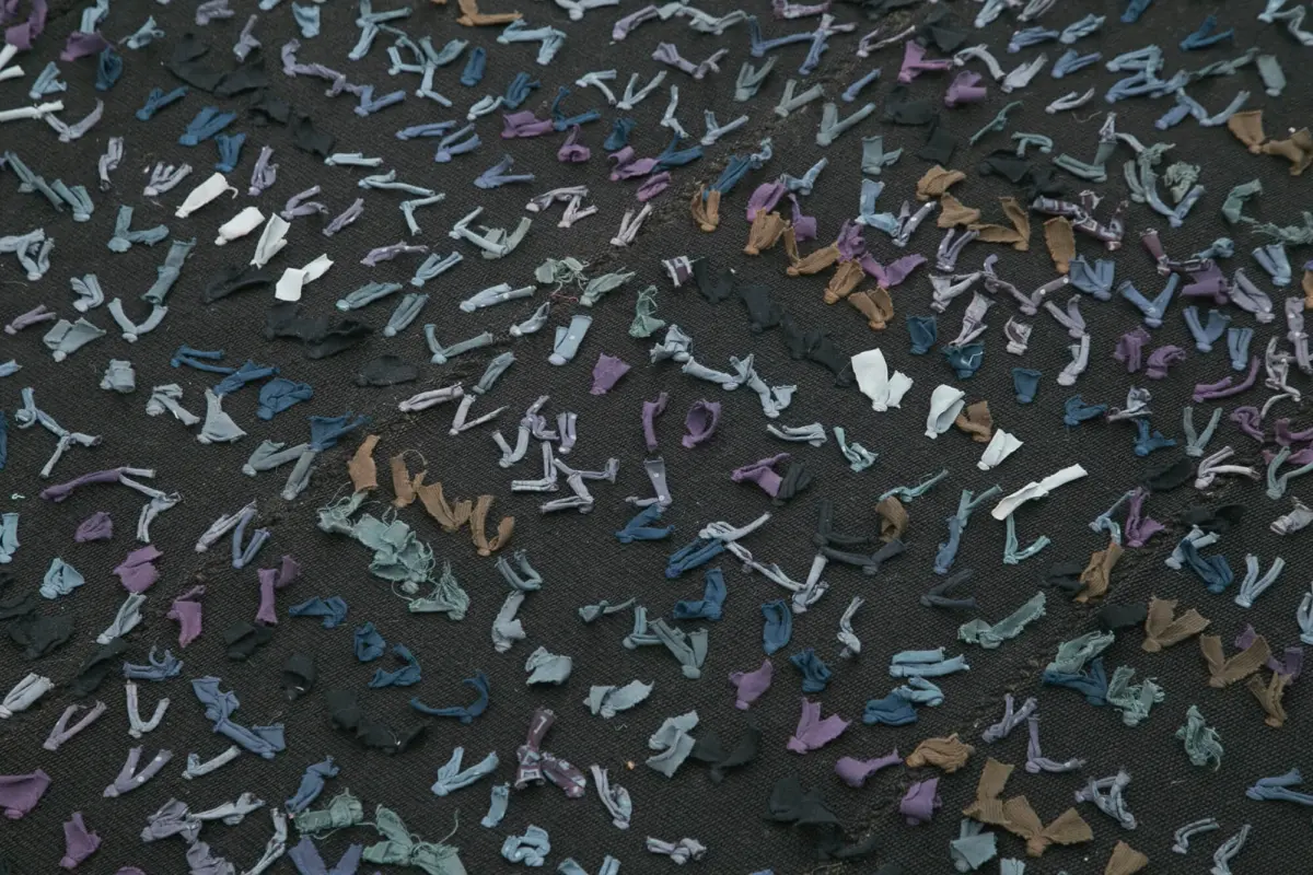 Anadolu Eskitme Mavi Pamuk Üzerine Yün El Dokuma Kilim-158x210 - Görsel 5