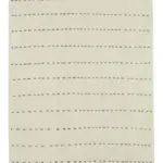 Anadolu Eskitme Beyaz Pamuk Üzerine Yün El Dokuma Kilim-136x300