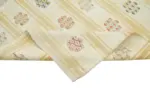 Anadolu Eskitme Bej Pamuk Üzerine Yün El Dokuma Kilim-116x292 - Görsel 6