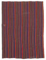 Anadolu Eskitme Mor Pamuk Üzerine Yün El Dokuma Kilim-172x237