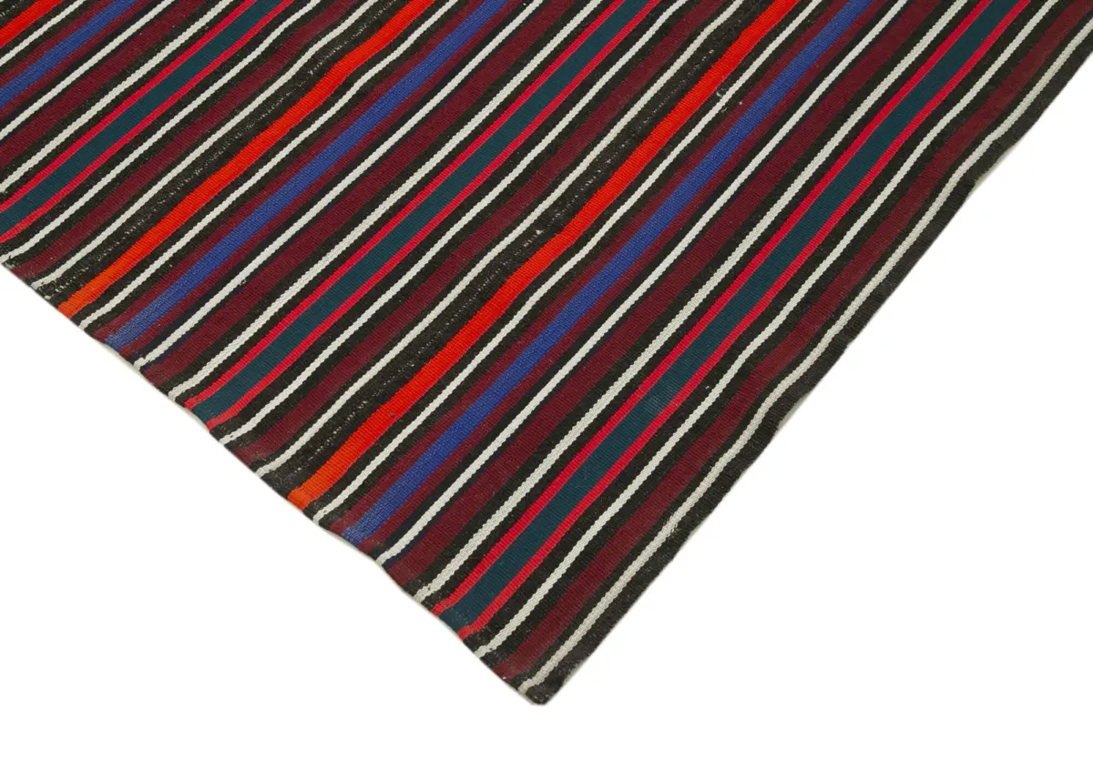 Anadolu Eskitme Mor Pamuk Üzerine Yün El Dokuma Kilim-172x237 - Görsel 4