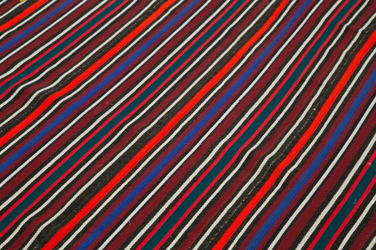 Anadolu Eskitme Mor Pamuk Üzerine Yün El Dokuma Kilim-172x237 - Görsel 5