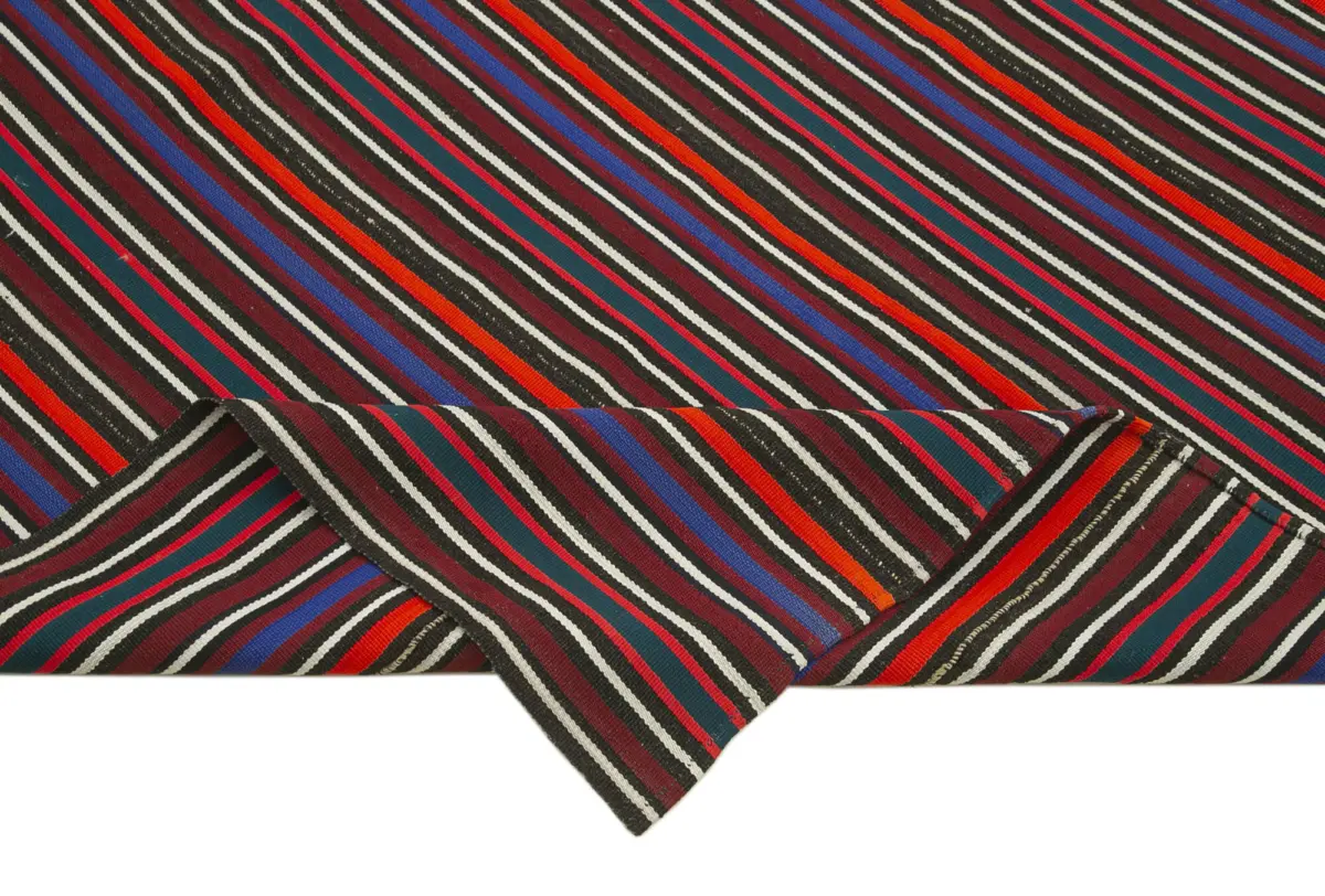 Anadolu Eskitme Mor Pamuk Üzerine Yün El Dokuma Kilim-172x237 - Görsel 6