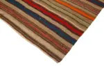 Anadolu Eskitme Multi Pamuk Üzerine Yün El Dokuma Kilim-163x252 - Görsel 4