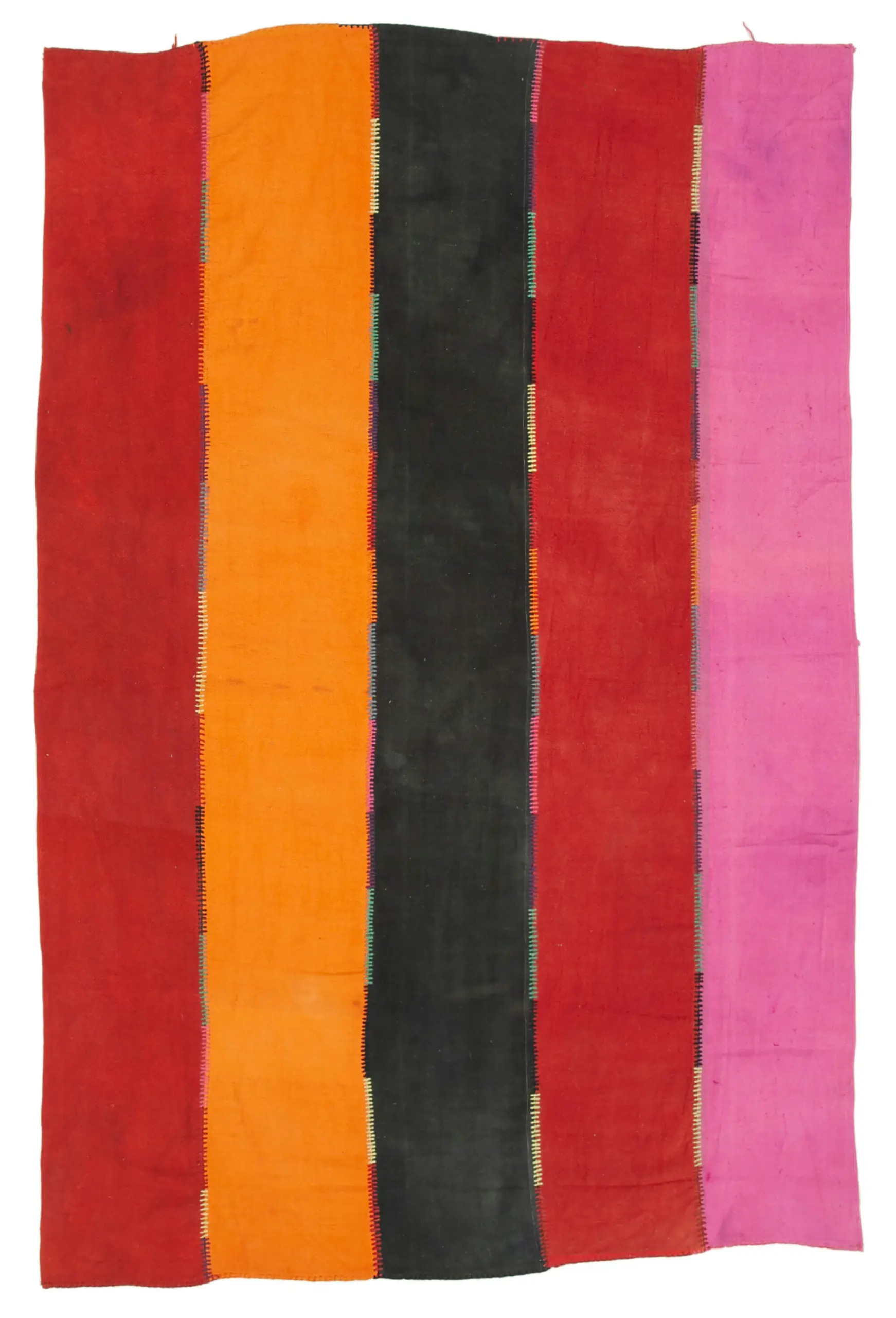 Rc_23550_1_Multicolor_Anatolian_Kilim_Rugs Anadolu Eskitme Multi Pamuk Üzerine Yün El Dokuma Kilim-204x300 - Görsel 1