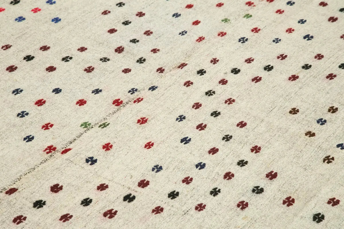 Anadolu Eskitme Multi Pamuk Üzerine Yün El Dokuma Kilim-229x326 - Görsel 5