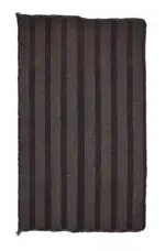 Kıl Çizgili Kahverengi Keçi Kılı İpliğinden El Dokuma Kilim-178x298