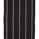 Kıl Çizgili Kahverengi Keçi Kılı İpliğinden El Dokuma Kilim-174x266