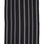 Kıl Çizgili Kahverengi Keçi Kılı İpliğinden El Dokuma Kilim-184x333