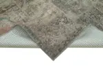 Patchwork Gri Pamuk Üzerine Yün El Dokuma Kilim-202x296 - Görsel 6