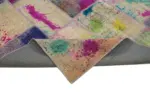 Patchwork Multi Pamuk Üzerine Yün El Dokuma Kilim-204x300 - Görsel 6