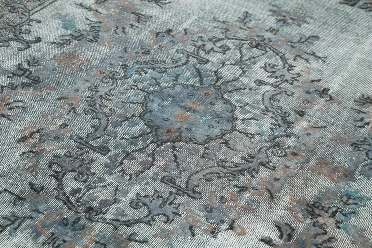 Oyma Gri Pamuk Üzerine Yün El Dokuma Kilim-200x320 - Görsel 5