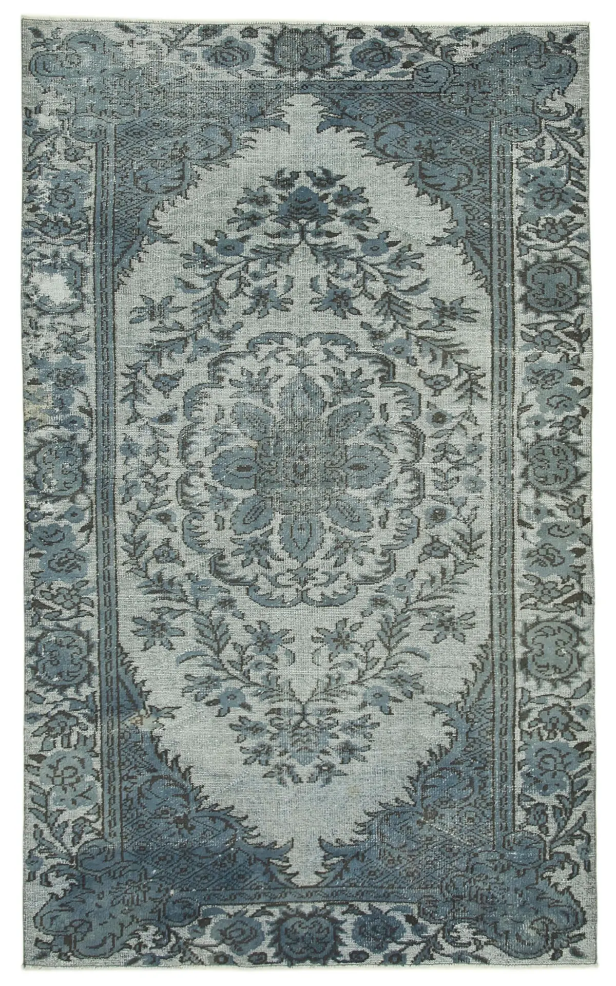 Rc_25460_1_Grey_Carved_Overdyed_Rugs Oyma Gri Pamuk Üzerine Yün El Dokuma Kilim-180x290 - Görsel 1