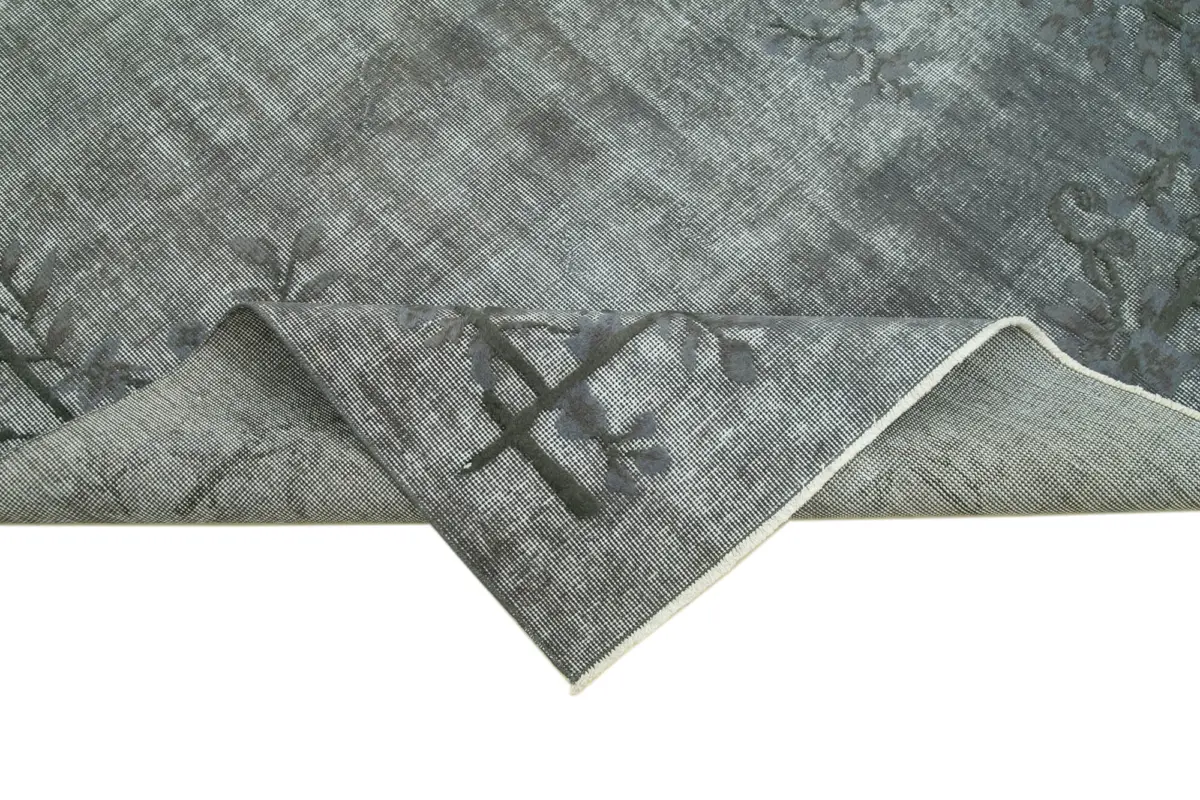 Oyma Gri Pamuk Üzerine Yün El Dokuma Kilim-158x270 - Görsel 6