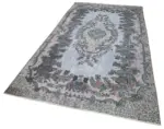 Oyma Gri Pamuk Üzerine Yün El Dokuma Kilim-165x305 - Görsel 3