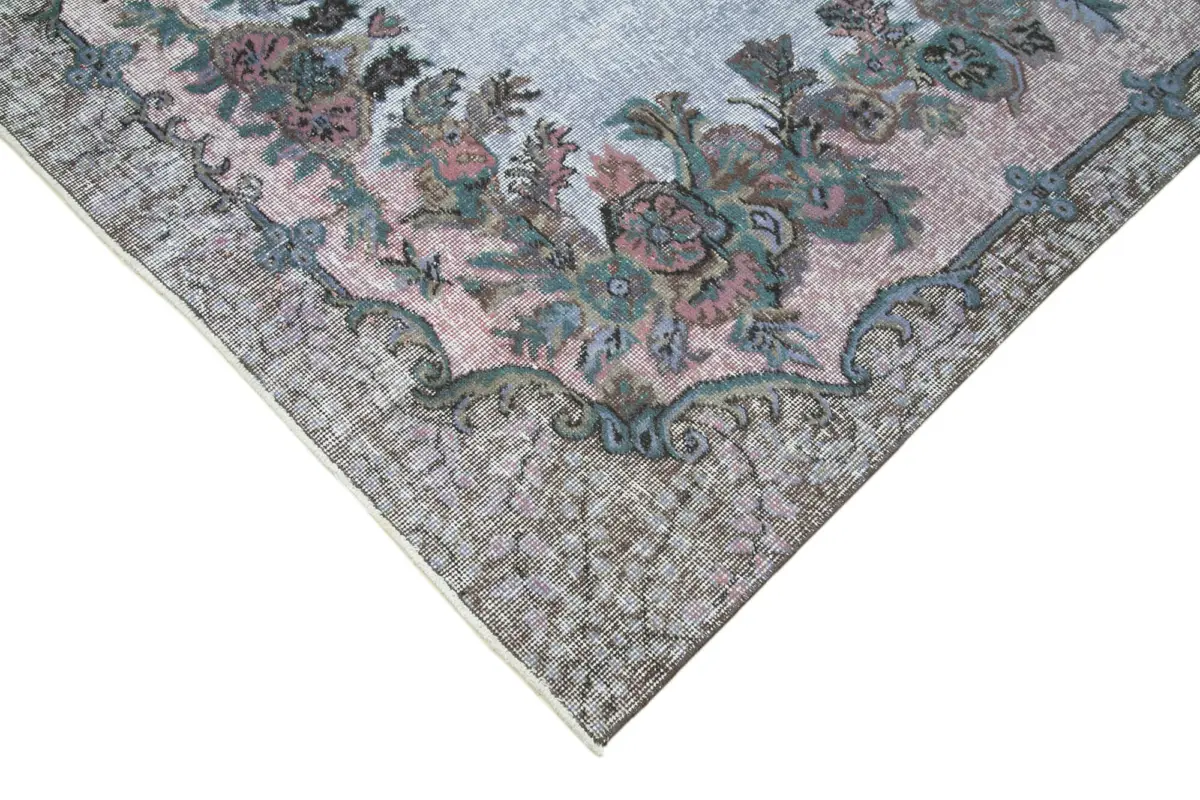 Oyma Gri Pamuk Üzerine Yün El Dokuma Kilim-165x305 - Görsel 4