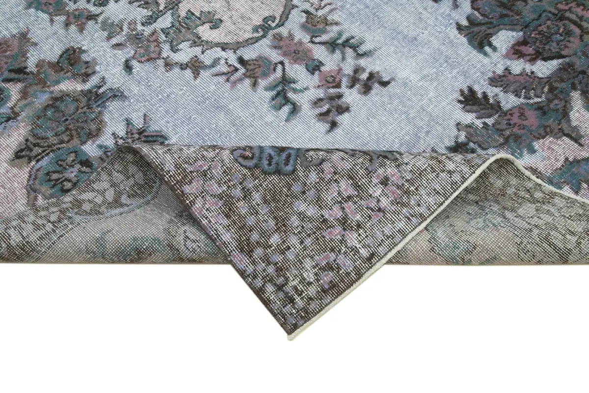 Oyma Gri Pamuk Üzerine Yün El Dokuma Kilim-165x305 - Görsel 6