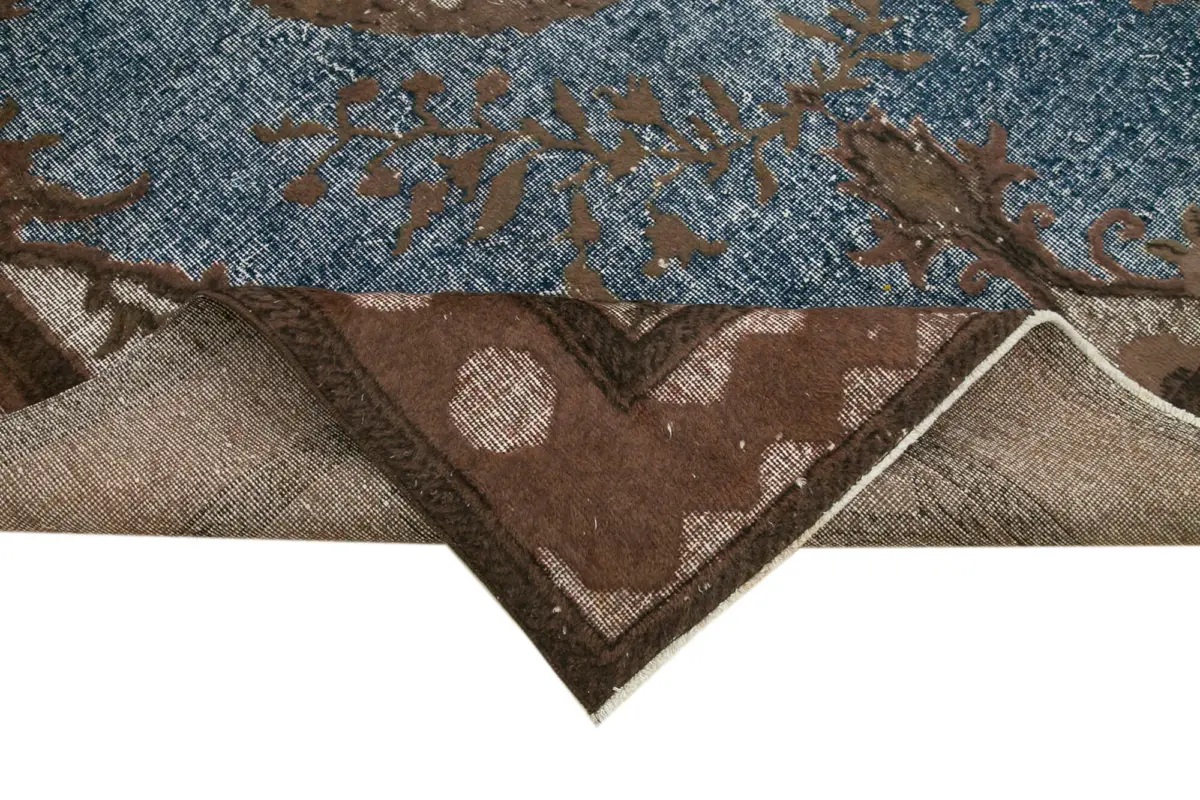 Oyma Kahverengi Pamuk Üzerine Yün El Dokuma Kilim-210x306 - Görsel 6