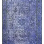 Oyma Mor Pamuk Üzerine Yün El Dokuma Kilim-180x274