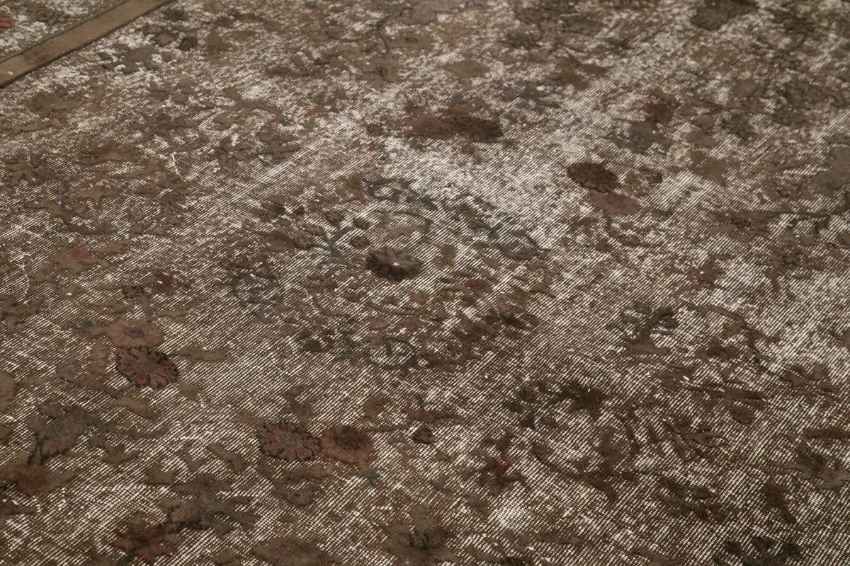 Oyma Kahverengi Pamuk Üzerine Yün El Dokuma Kilim-209x297 - Görsel 5