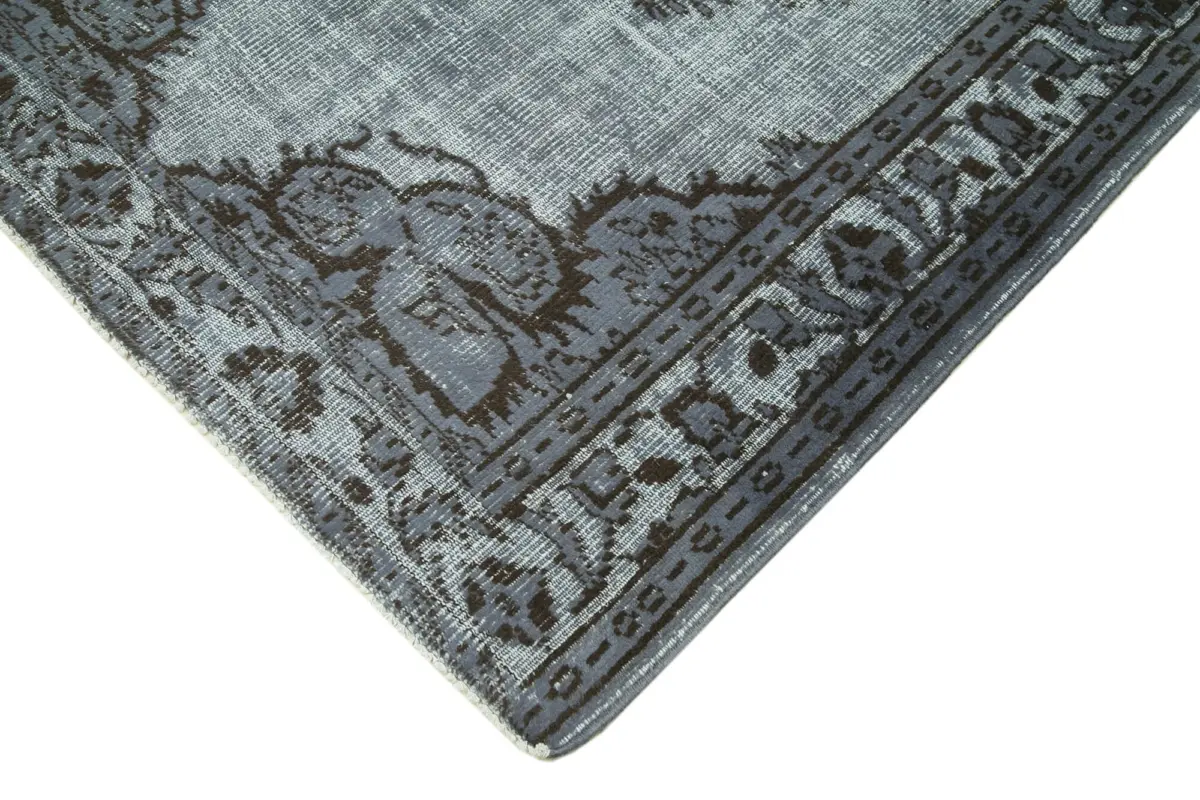 Oyma Gri Pamuk Üzerine Yün El Dokuma Kilim-160x258 - Görsel 4