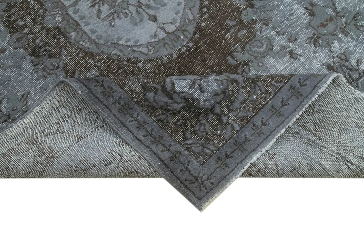 Oyma Gri Pamuk Üzerine Yün El Dokuma Kilim-174x266 - Görsel 6