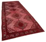 Oyma Kırmızı Pamuk Üzerine Yün El Dokuma Kilim-151x370 - Görsel 2