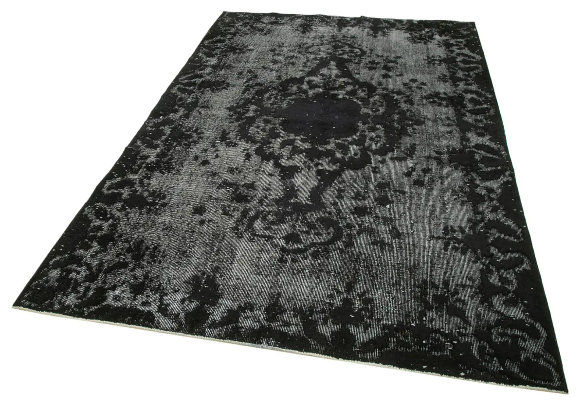 Oyma Siyah Pamuk Üzerine Yün El Dokuma Kilim-173x268 - Görsel 3