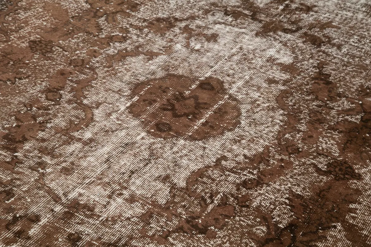 Oyma Kahverengi Pamuk Üzerine Yün El Dokuma Kilim-192x332 - Görsel 5